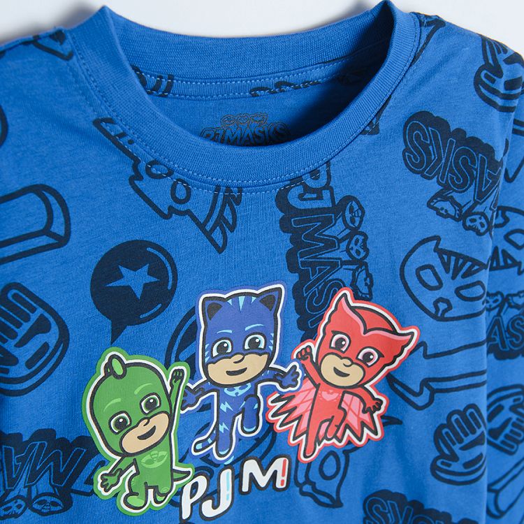  PJ Masks Power Heroes Ice Cub Multipose Collage Outline Logo  Long Sleeve T-Shirt : Clothing, Shoes & Jewelry