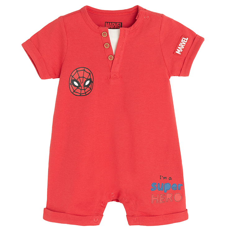 Spiderman red romper