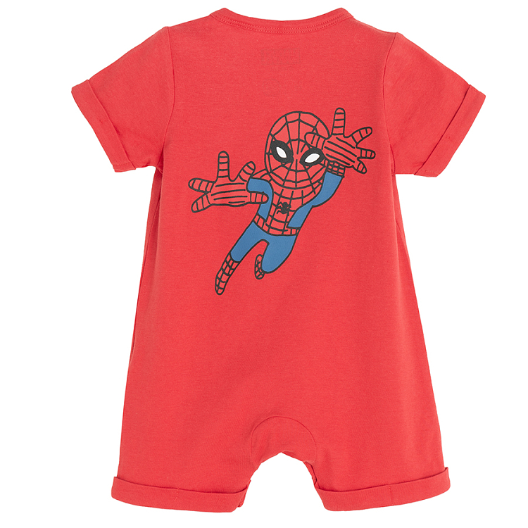 Spiderman red romper