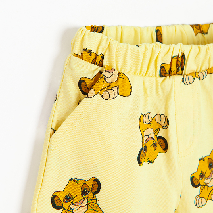 Lion King yellow shorts