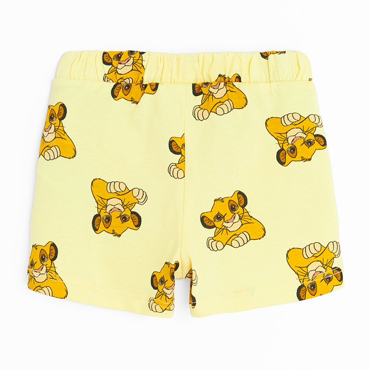 Lion King yellow shorts