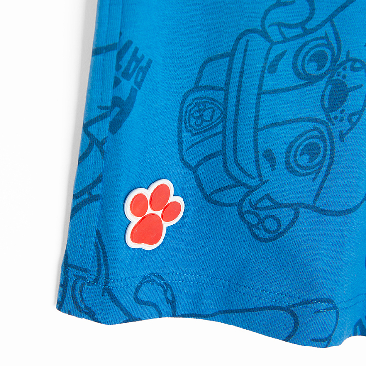 Paw Patrol blue and grey long shorts with cord- 2 pack