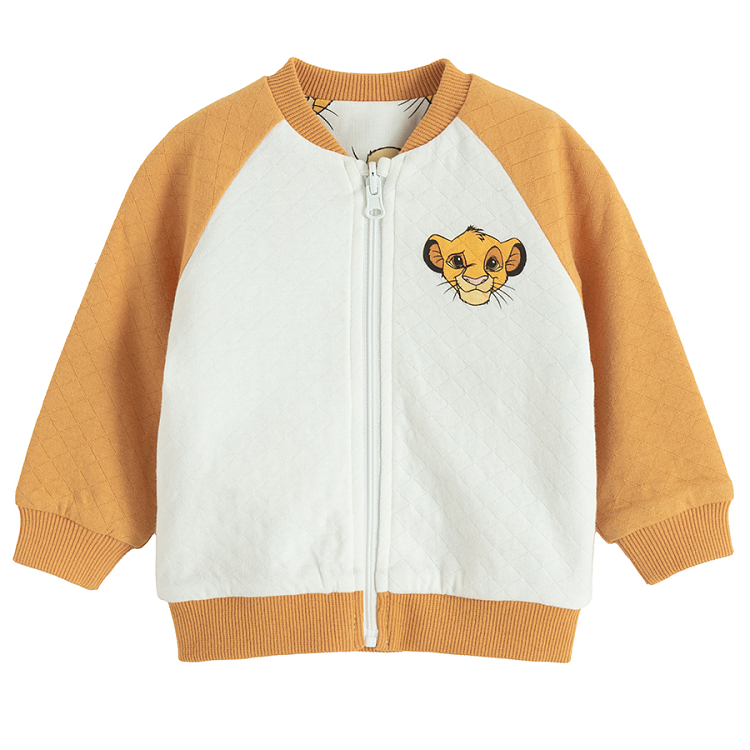 Lion King zip through sweatshirt