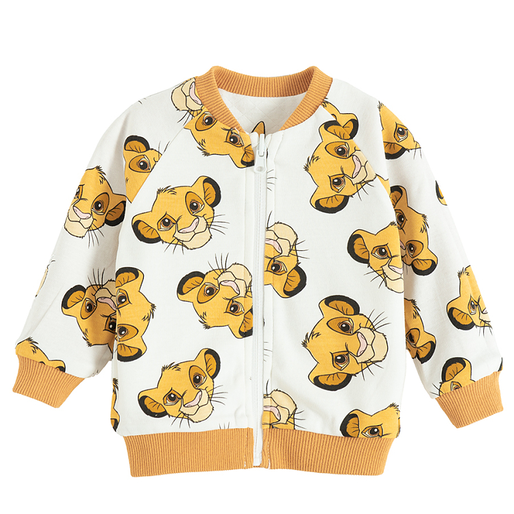 Lion King zip through sweatshirt