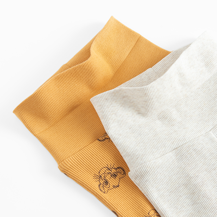 Lion King footless grey and yellow leggings