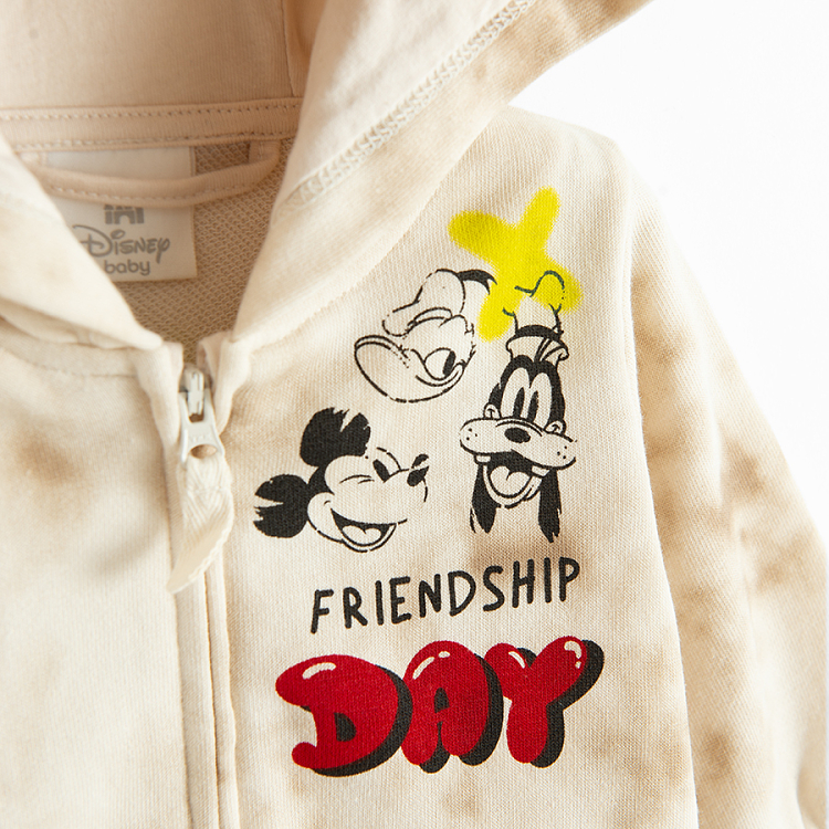 Mickey zip up hoodie best sale