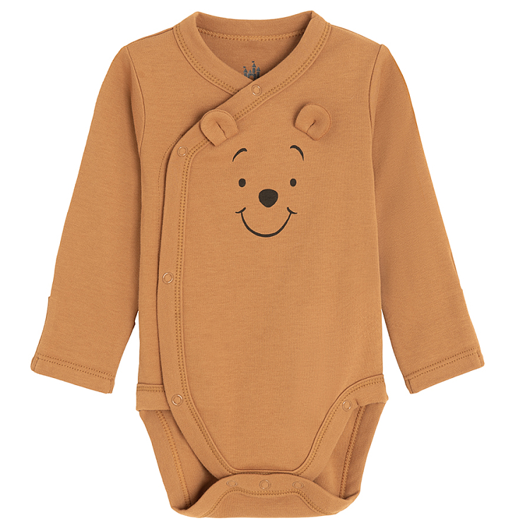 Winnie the Pooh wrap long sleeve bodysuits