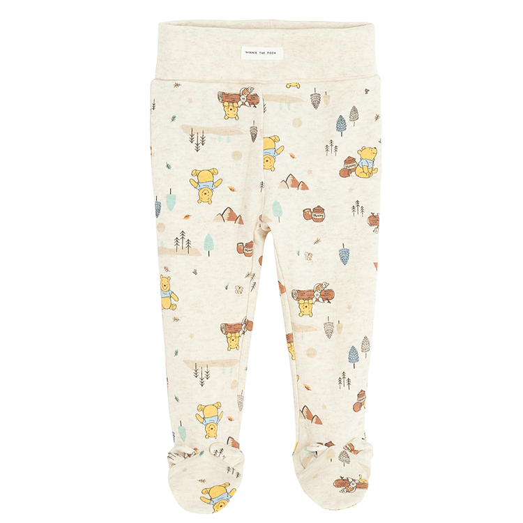 Winnie the Pooh footed leggings- 2 pack