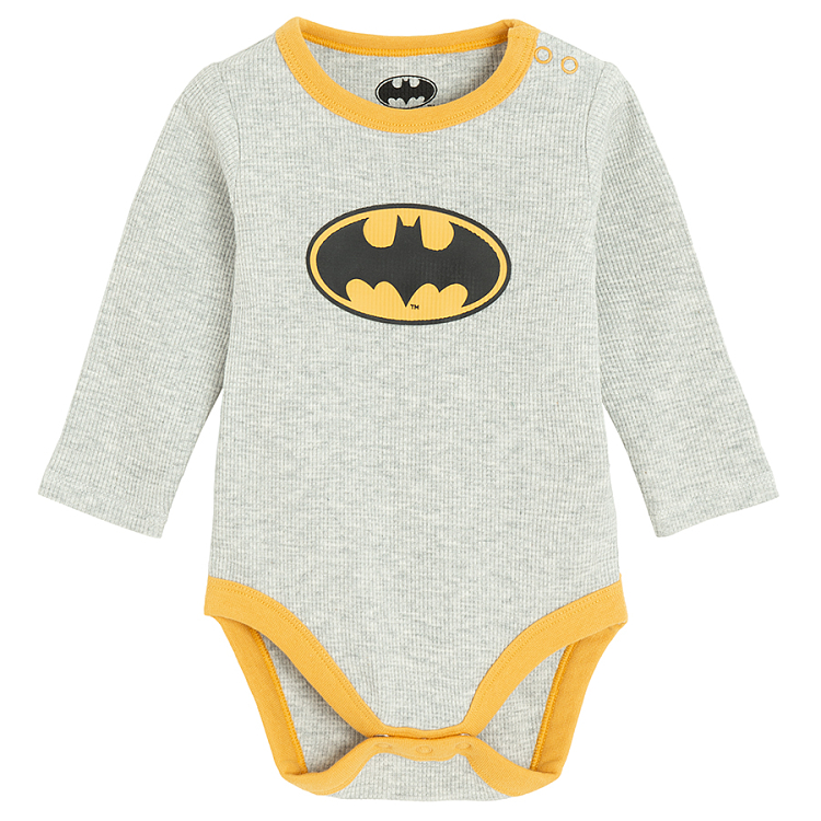 Batman grey long sleeve bodysuit