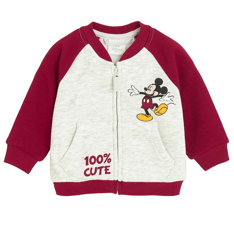 Mickey Mouse zip through sweatshirt