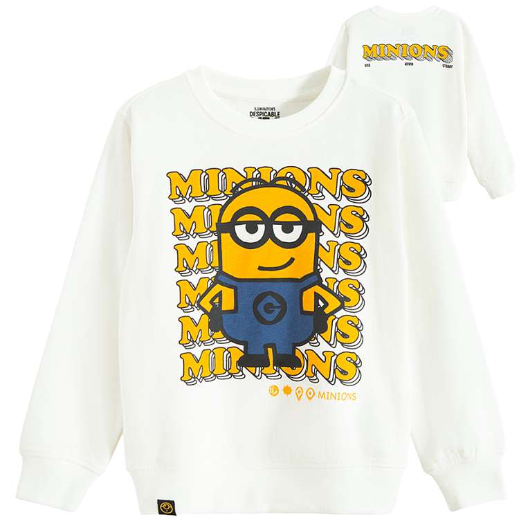 Minions white sweatshirt