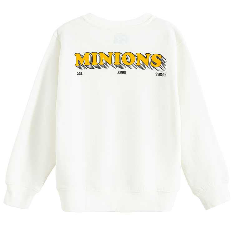 Minions white sweatshirt