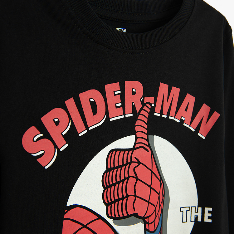 Spiderman white, red and black T-shirts- 3 pack