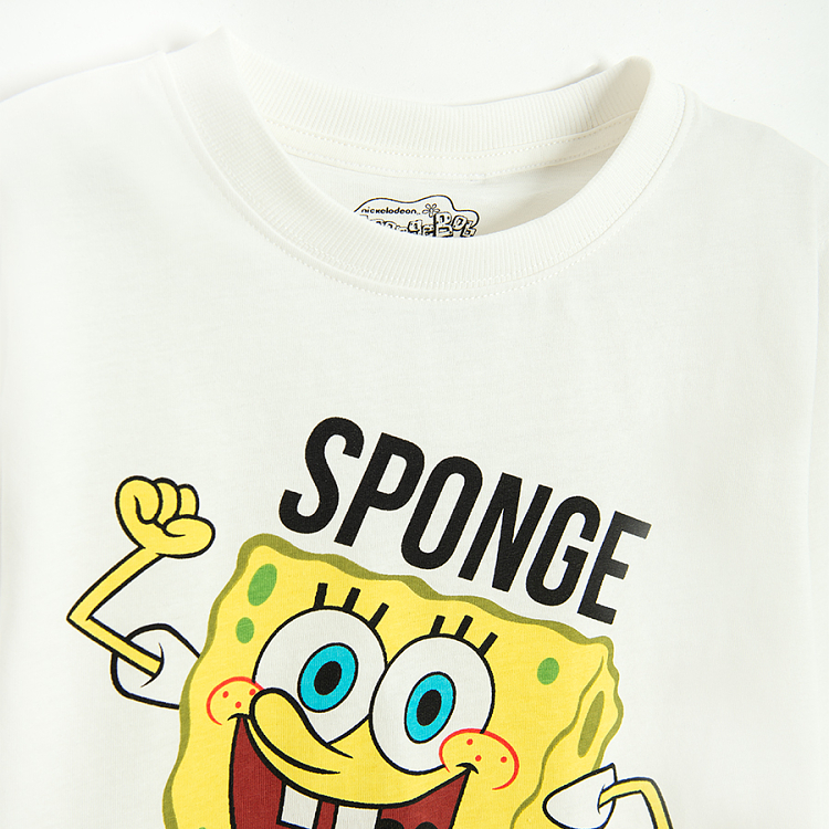 Sponge Bob white and yellow long sleeve blouses- 2 pack