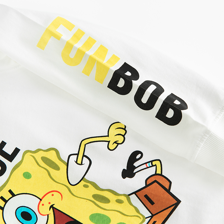 Sponge Bob white and yellow long sleeve blouses- 2 pack