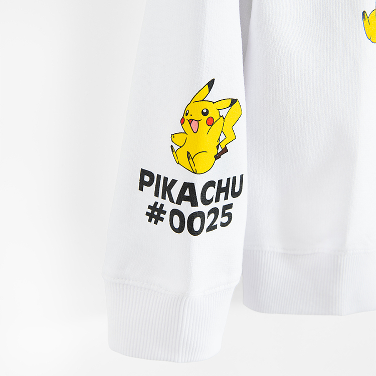 Pokemon white sweatshirt