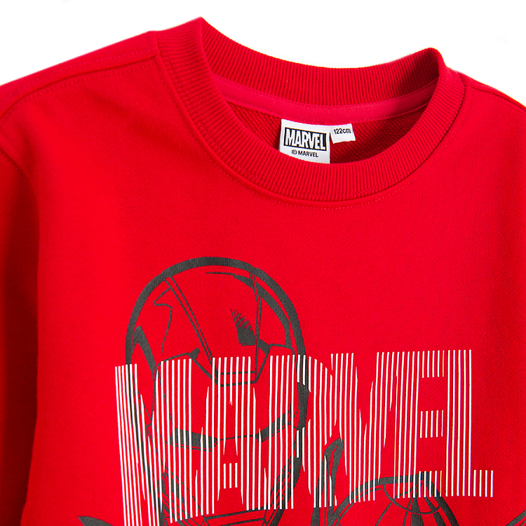 Marvel heroes red sweatshirt