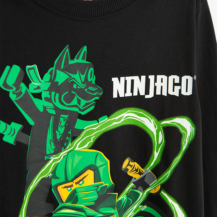 Ninjago black long sleeve blouse