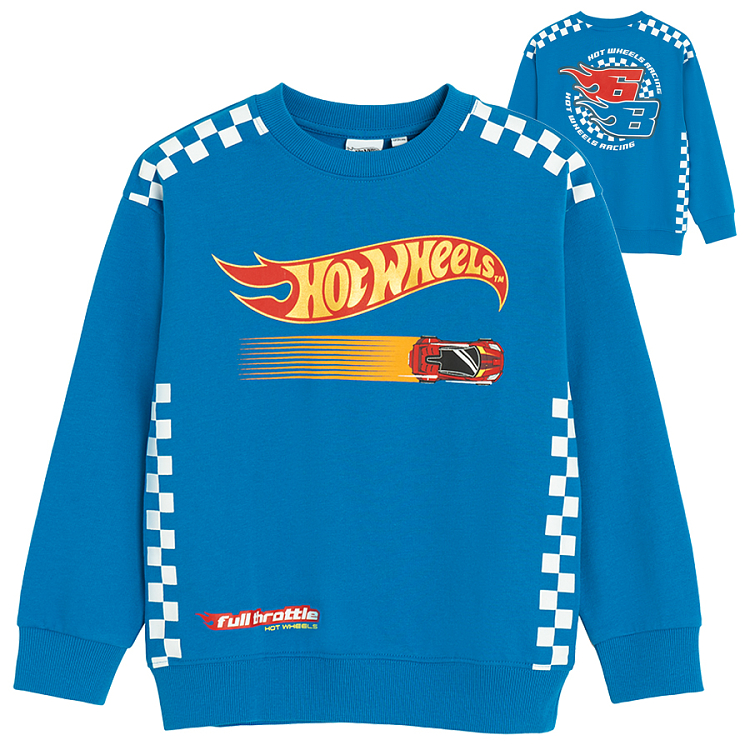 HotWheels blue sweatshirt