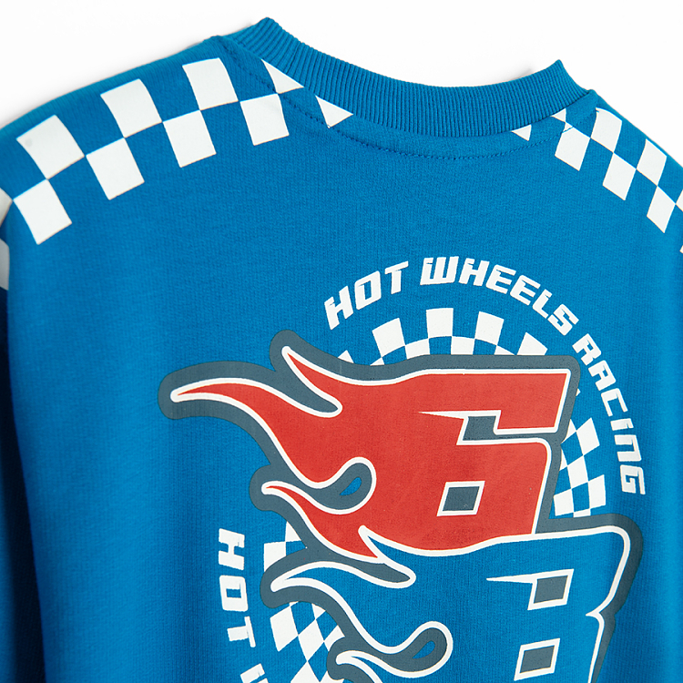 HotWheels blue sweatshirt