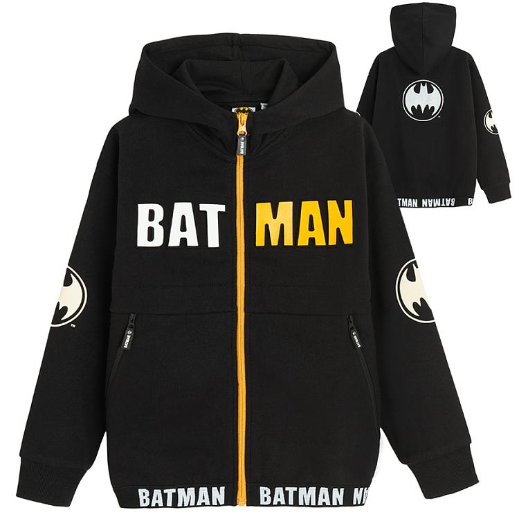 Batman zip through hooded sweatshirt