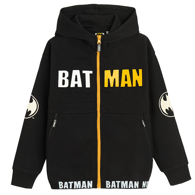 Batman zip through hooded sweatshirt