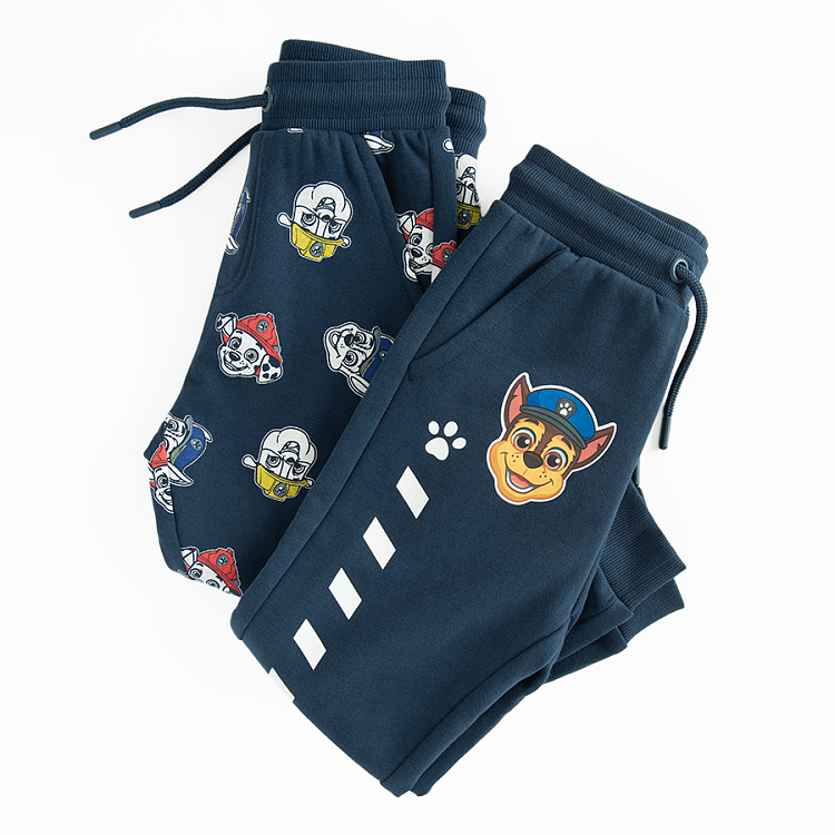 Φόρμα 2 τμχ μπλε με στάμπα PAW PATROL