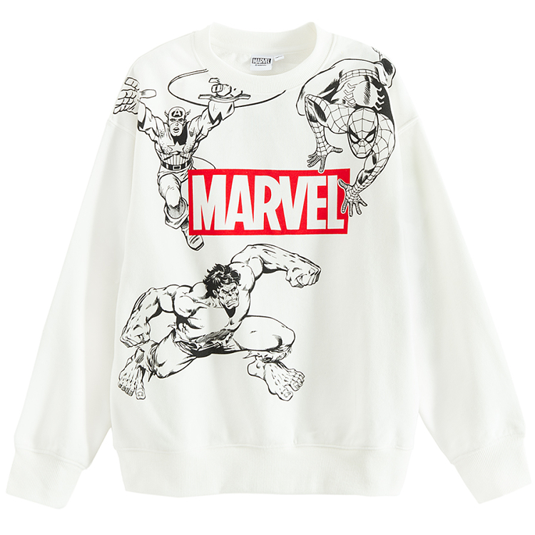 MARVEL white sweatshirt Coolclub