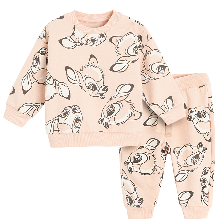 Bambi jogging set- sweatshirt and jogging pants- 2 pieces