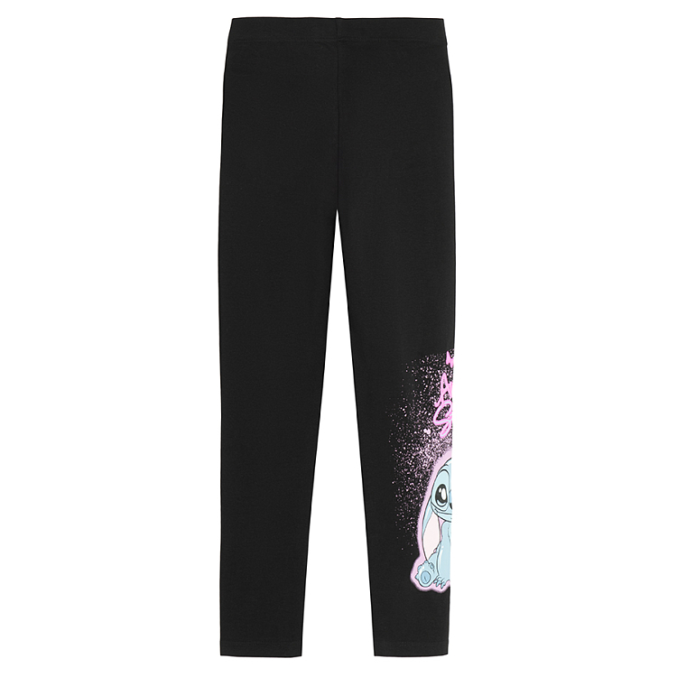 Lilo & Stich black and purple leggings - 2 pack