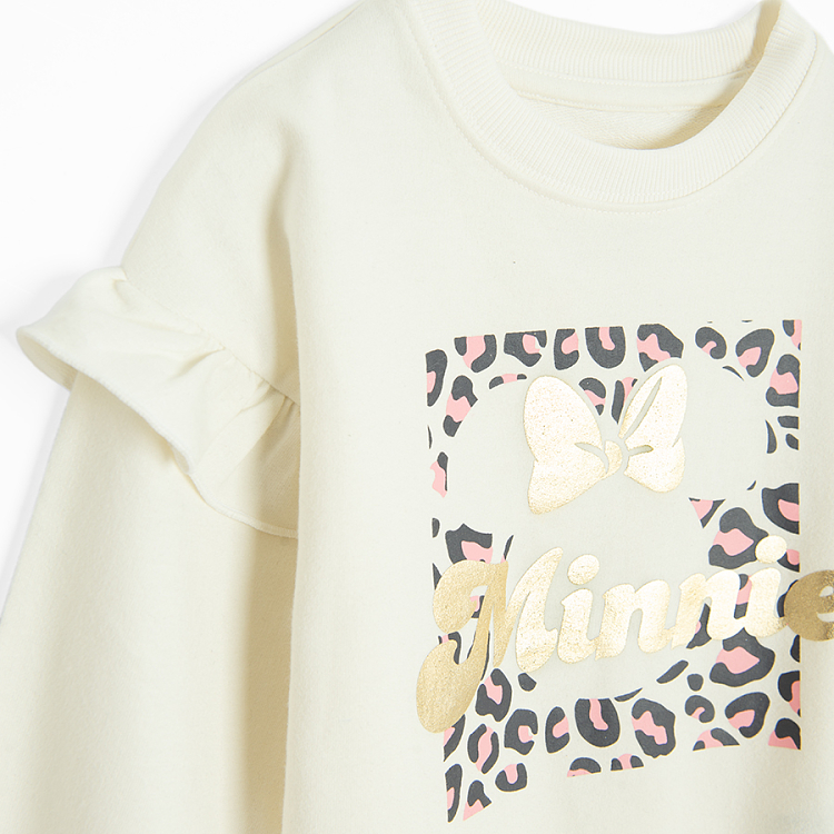 Minnie Mouse animal print sweatshirt