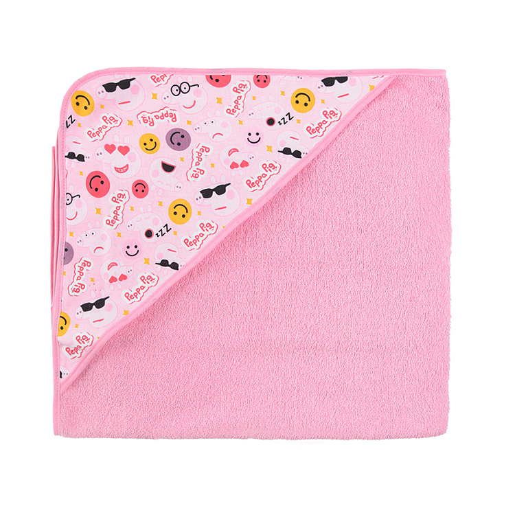 Peppa Pig blue hooded towel