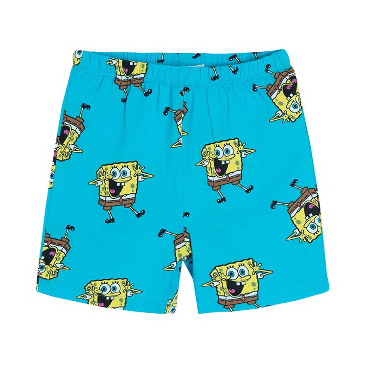 Spongebod short sleeve and shorts pyjamas