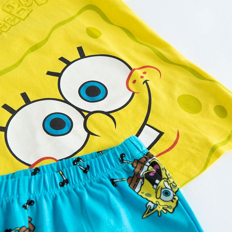 Spongebod short sleeve and shorts pyjamas