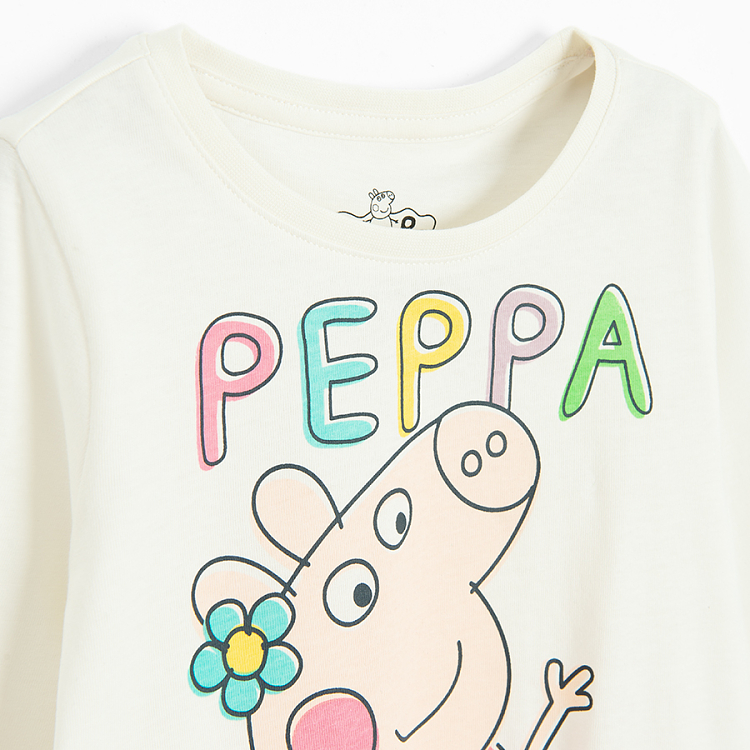 Peppa Pig pink long sleeve and pants pyjamas set- 2 pieces