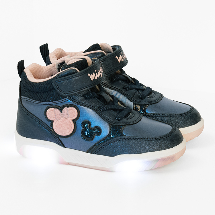 Minnie Mouse black ankle shoes