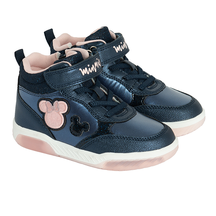 Minnie Mouse black ankle shoes