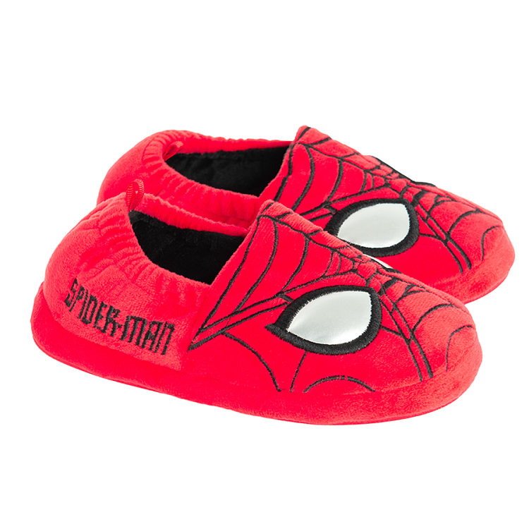 Spiderman red home slippers