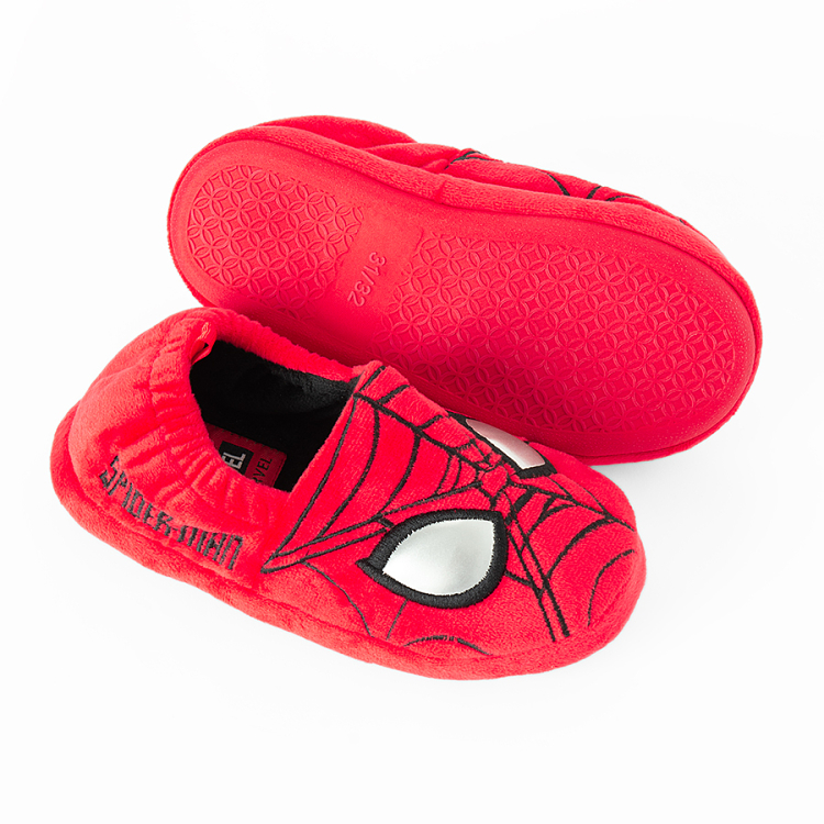 Spiderman red home slippers