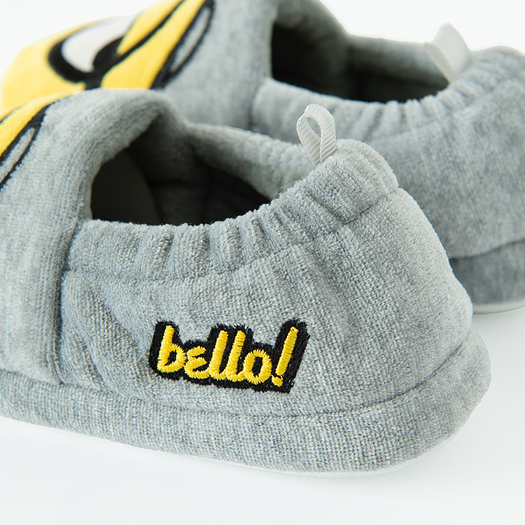 Minions grey home slippers