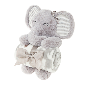 Elephant plush and blanket