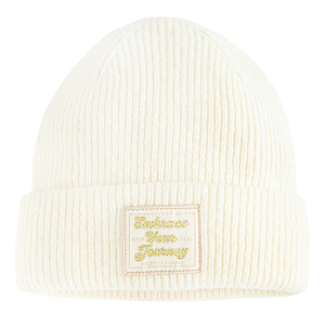 White winter beanie