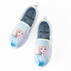 Frozen canvas slip on shoes