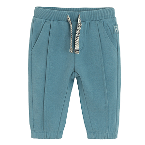 Blue jogging pants