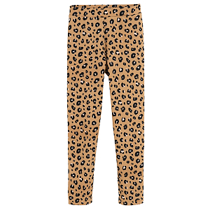 Pink animal print jeggings