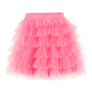 Pink tulle skirt