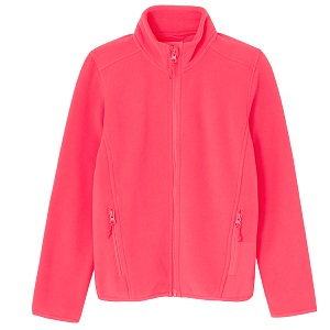 Pink zip through sweatshirt