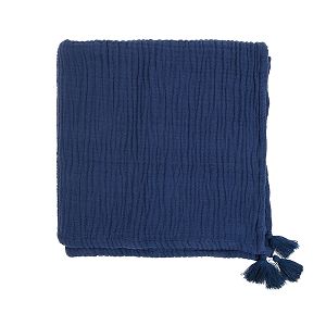 Navy blue blanket