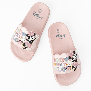 Minnie Mouse pink flips flops