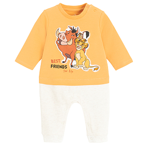 Lion King overall footless outfit